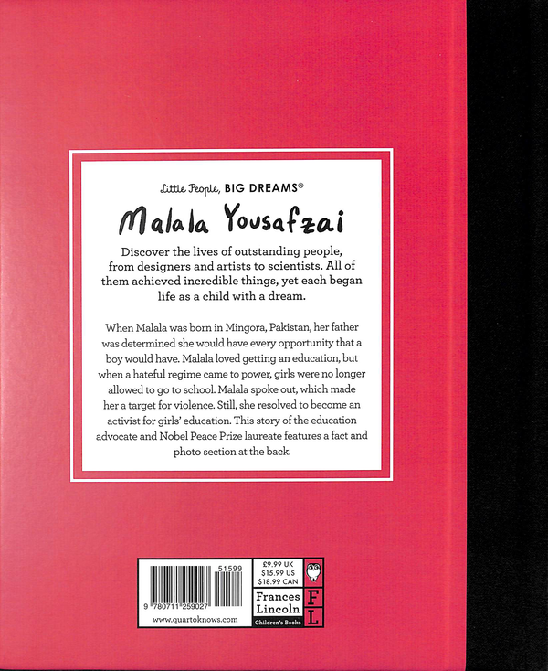 Паперова книга «Malala Yousafzai», автор Марія Ісабель Санчес Веґара - фото №1