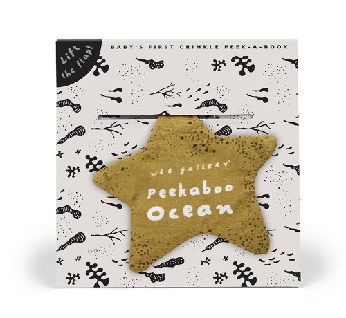 Бумажная книга «Peekaboo Ocean: Baby's First Crinkle Peek-A-Book - Lift the Flap!», автор Сурья Саджнани - фото №1