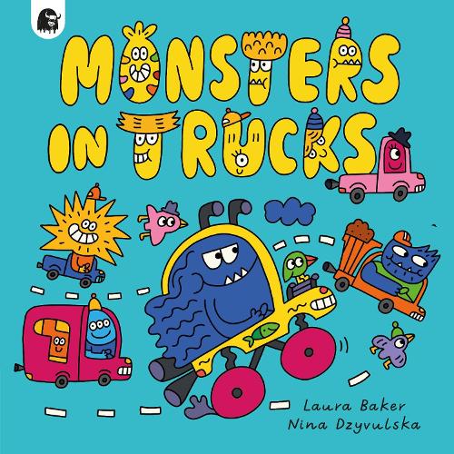 Паперова книга «Monsters in Trucks», автор Лаура Бейкер - фото №1