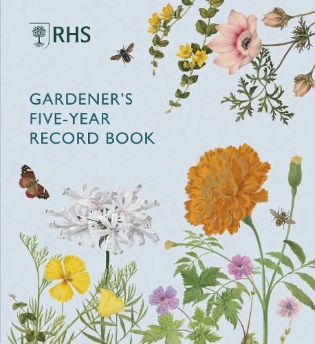 Бумажная книга «RHS Gardener's Five Year Record Book» - фото №1