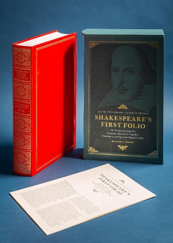 Паперова книга «Shakespeare's First Folio: (400th Anniversary Facsimile)», автор Вільям Шекспір - фото №1
