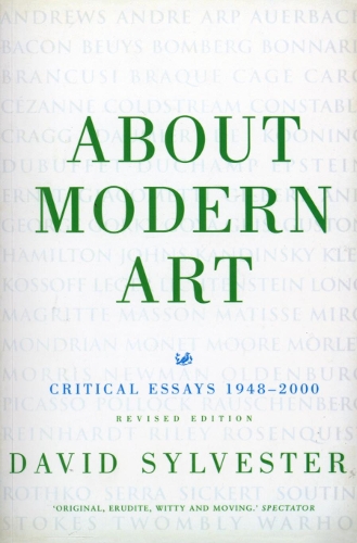 Паперова книга «About Modern Art», автор Девід Сільвестр - фото №1