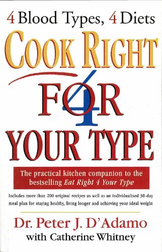 Бумажная книга «Cook Right 4 Your Type» - фото №1