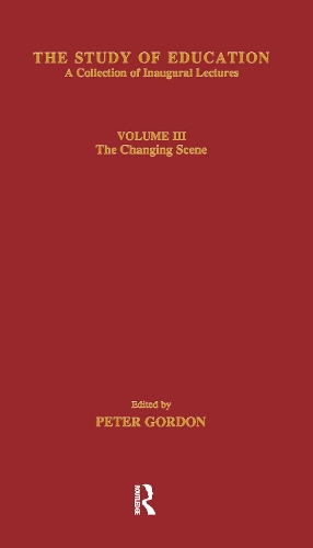 Бумажная книга «The Study of Education: Inaugural Lectures : Volume Three : The Changing Scene» - фото №1