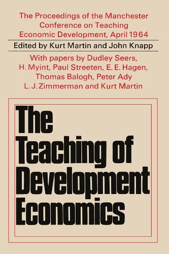 Паперова книга «Teaching of Development Economics», авторів Джон Кнапп, Курт Мартін - фото №1