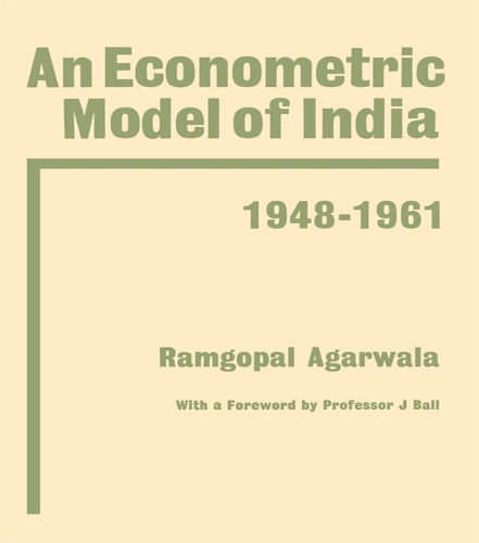 Бумажная книга «Econometric Model of India», автор Рамгопал Агарвала - фото №1