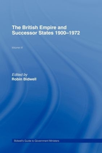 Бумажная книга «Guide to Government Ministers: The British Empire and Successor States 1900-1972» - фото №1