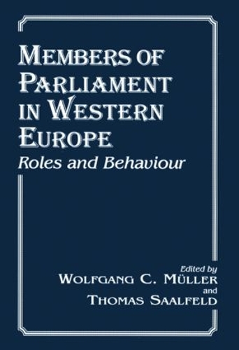 Паперова книга «Members of Parliament in Western Europe: Roles and Behaviour» - фото №1