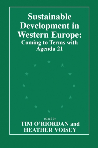 Бумажная книга «Sustainable Development in Western Europe: Coming to Terms with Agenda 21» - фото №1