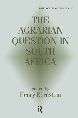 Бумажная книга «The Agrarian Question in South Africa» - фото №1