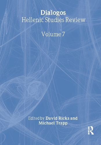 Бумажная книга «Dialogos: Hellenic Studies Review» - фото №1