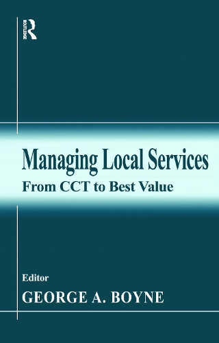 Бумажная книга «Managing Local Services: From CCT to Best Value» - фото №1