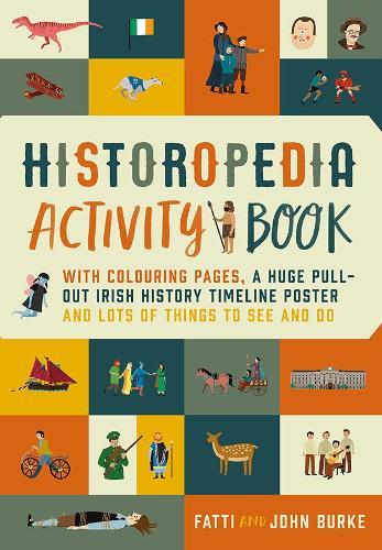 Бумажная книга «Historopedia Activity Book: With colouring pages, a huge pull-out timeline poster and lots of things to see and do», авторов Джон Берк, Кэти Берк - фото №1