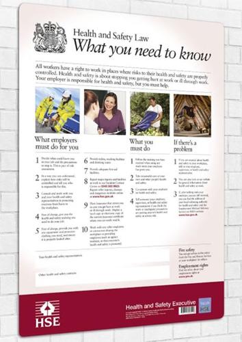 Бумажная книга «Health and safety law: what you need to know (poster)», автор Управление по охране труда и технике безопасности Великобритании - фото №1