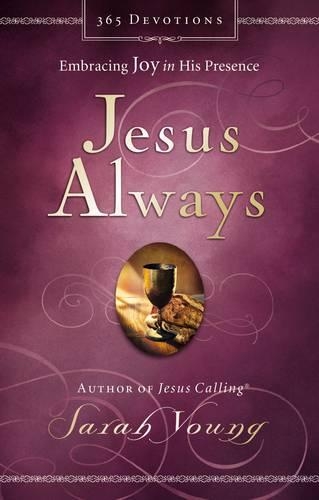 [object Object] «Jesus Always, Padded Hardcover, with Scripture References: Embracing Joy in His Presence (a 365-Day Devotional)», автор Сара Янг - фото №1