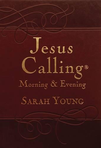 [object Object] «Jesus Calling Morning and Evening, Brown Leathersoft Hardcover, with Scripture References», автор Сара Янг - фото №1