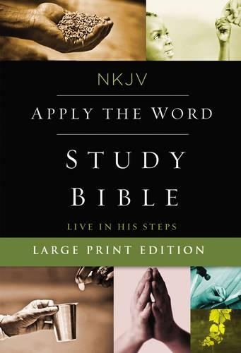 Бумажная книга «NKJV, Apply the Word Study Bible, Large Print, Hardcover, Red Letter: Live in His Steps», автор Zondervan - фото №1