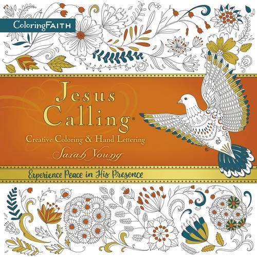 Паперова книга «Jesus Calling Adult Coloring Book:  Creative Coloring and   Hand Lettering», автор Сара Янг - фото №1