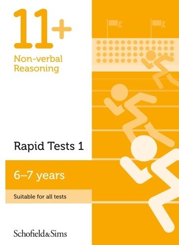 Паперова книга «11+ Non-verbal Reasoning Rapid Tests Book 1: Year 2, Ages 6-7», авторів Брант, Ребекка Шофілд і Сімс - фото №1
