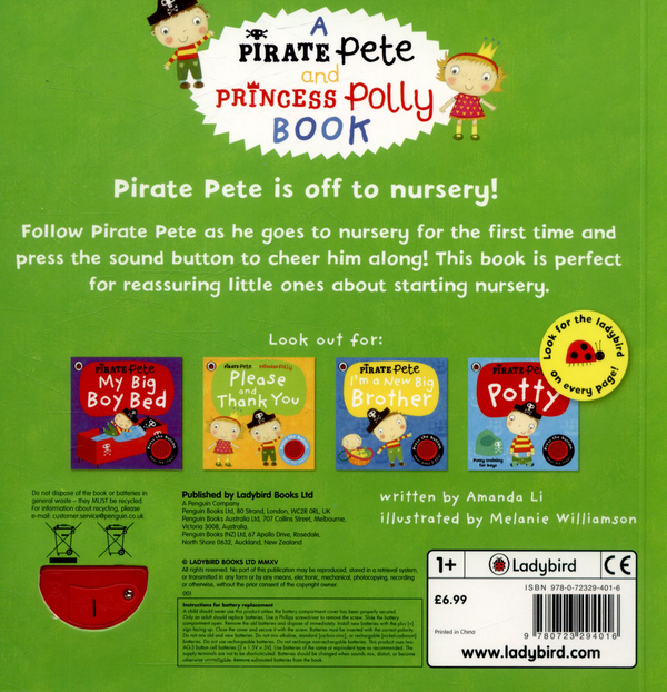 [object Object] «I'm Starting Nursery. A Pirate Pete Book», автор Аманда Ли - фото №2 - миниатюра