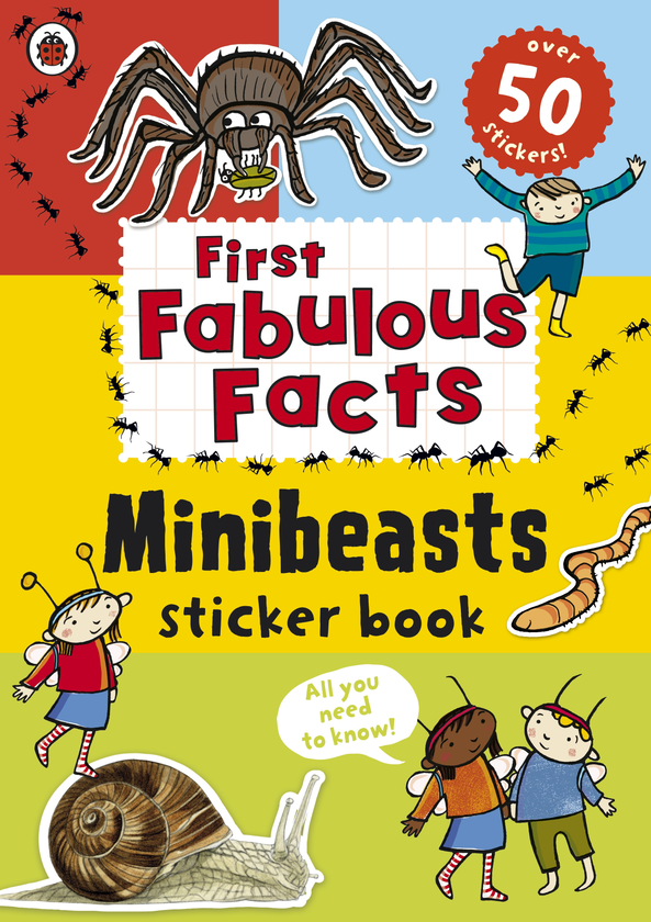 Паперова книга «First Fabulous Facts: Minibeasts Sticker Book» - фото №1