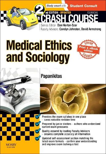 Бумажная книга «Crash Course Medical Ethics and Sociology Updated Print + eBook edition», автор Эндрю Папаникитас - фото №1