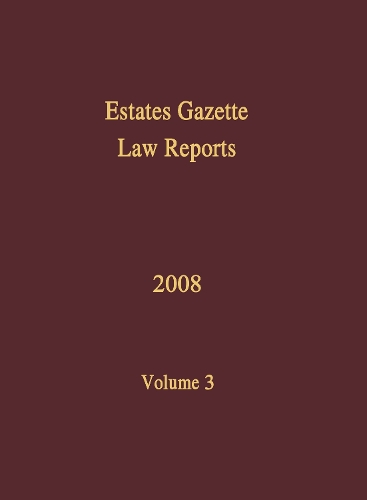 Бумажная книга «EGLR 2008 Volume 3», автор Хейзел Маршалл - фото №1