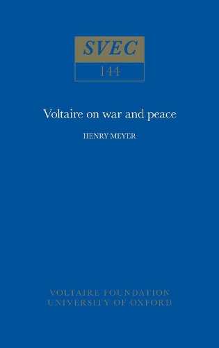 Бумажная книга «Voltaire on War and Peace», автор Генри Мейер - фото №1