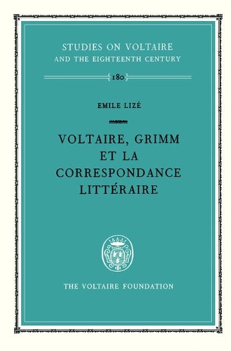 Бумажная книга «Voltaire, Grimm et la Correspondance littéraire», автор Эмиль Лизе - фото №1