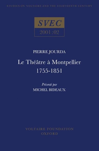 Бумажная книга «Le Théâtre à Montpellier 1755-1851», автор Пьер Журда - фото №1