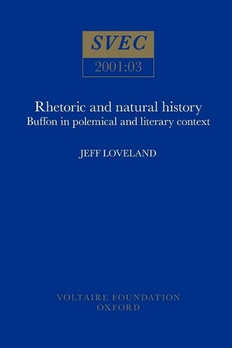 Бумажная книга «Rhetoric and Natural History: Buffon in Polemical and Literary Context», автор Джефф Лавлэнд - фото №1