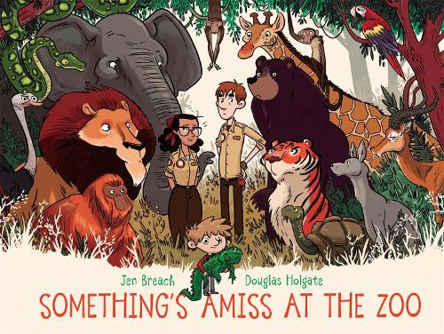 Паперова книга «Something's Amiss at the Zoo», автор Джен Бріч - фото №1
