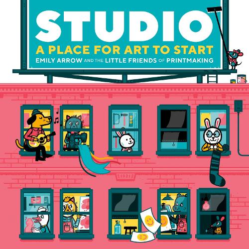 Паперова книга «Studio: A Place For Art To Start», авторів Емілі Ерроу, Джеймс Б'юкенен, Мелісса Б'юкенен - фото №1
