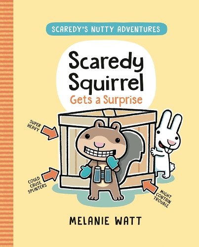 Паперова книга «Scaredy Squirrel Gets a Surprise», автор Мелані Ватт - фото №1