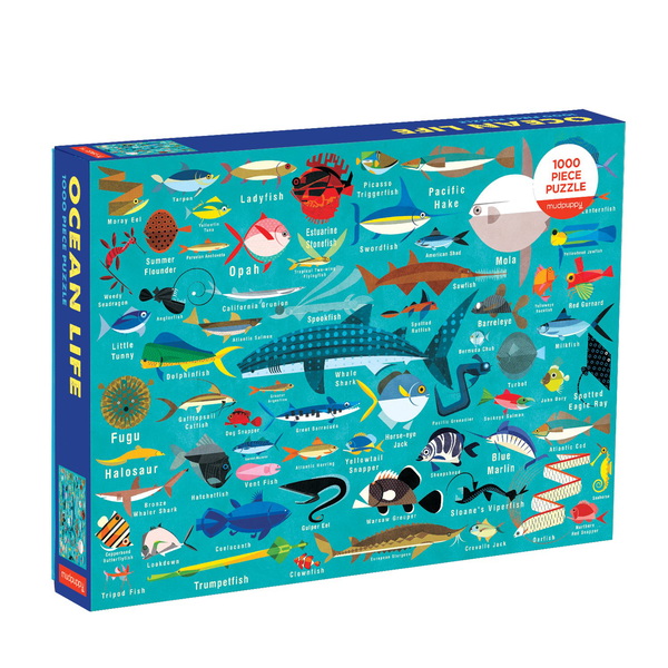Бумажная книга «Fun With Puzzles Ocean Life (9555430901670)» - фото №1