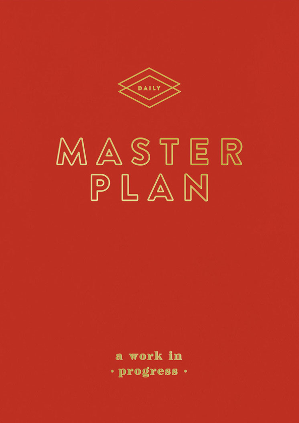 Бумажная книга «Master Plan Writer's Undated Planner» - фото №1