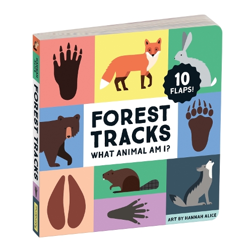 Бумажная книга «Forest Tracks: What Animal Am I? Lift-the-Flap Board Book», автор Mudpuppy - фото №1