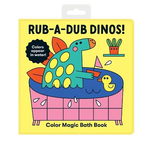 [object Object] «Rub-a-Dub Dinos! Color Magic Bath Book», автор Mudpuppy - фото №1