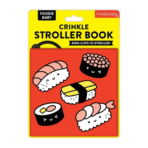 Бумажная книга «Foodie Baby Crinkle Fabric Stroller Book» - фото №1