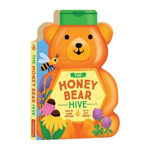 Бумажная книга «The Honey Bear Hive Shaped Board Book», автор Джилане Гофман - фото №1