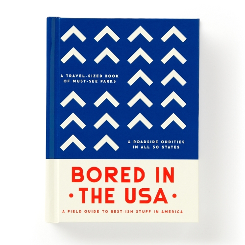 Бумажная книга «Bored In The USA - Travel Guide Book», авторов Брасс Манки, Галисон - фото №1