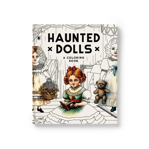 Paper book «Haunted Dolls Coloring Book», author Brass Brass Monkey - фото №1
