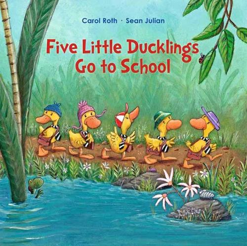 Бумажная книга «Five Little Ducklings Go to School» - фото №1