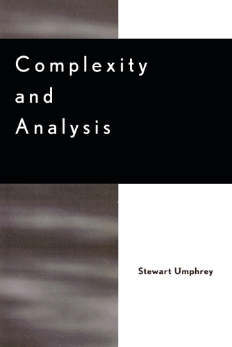 Бумажная книга «Complexity and Analysis», автор Стюарт Умфри - фото №1