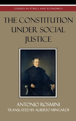 Бумажная книга «The Constitution Under Social Justice», автор Антонио Росмини - фото №1