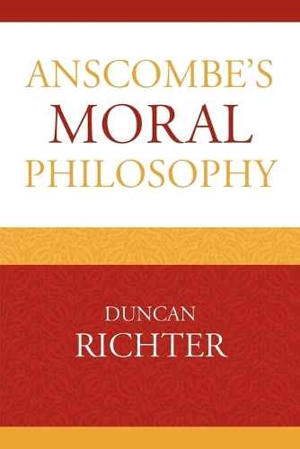 Бумажная книга «Anscombe's Moral Philosophy», автор Дункан Рихтер - фото №1