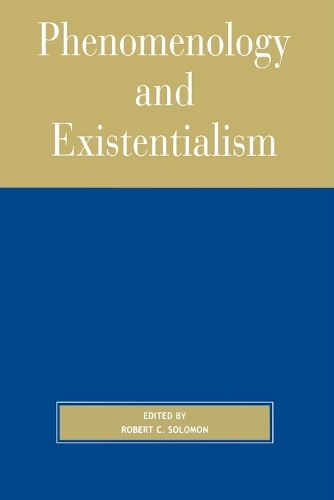 Паперова книга «Phenomenology and Existentialism», автор Роберт К. Соломон - фото №1