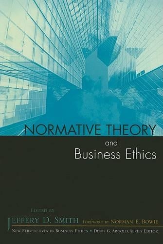 Бумажная книга «Normative Theory and Business Ethics», автор Джеффери Д. Смит - фото №1