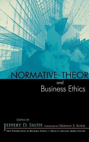 Паперова книга «Normative Theory and Business Ethics», автор Джеффрі Д. Сміт - фото №1
