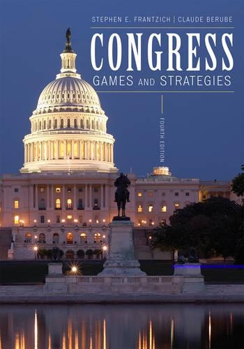 Паперова книга «Congress: Games and Strategies», авторів Клод Берубе, Стівен Е. Францих - фото №1